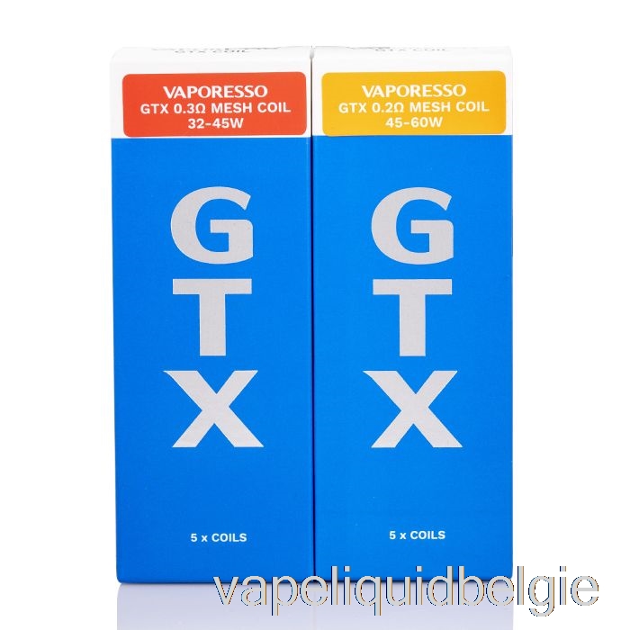 Vape België Vaporesso Gtx Vervangingsspoelen 0.15ohm Gtx Mesh-spoelen